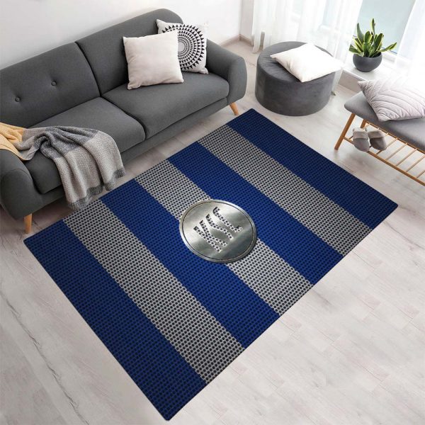 Karlsruher SC KSC blau weiß Metallgeflecht Teppich