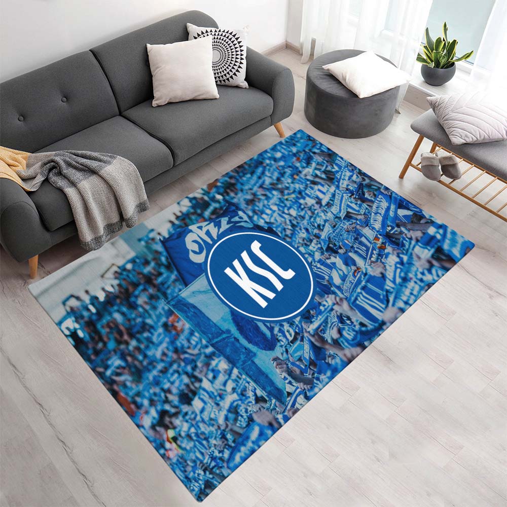 Karlsruher SC KSC Feld blau Teppich
