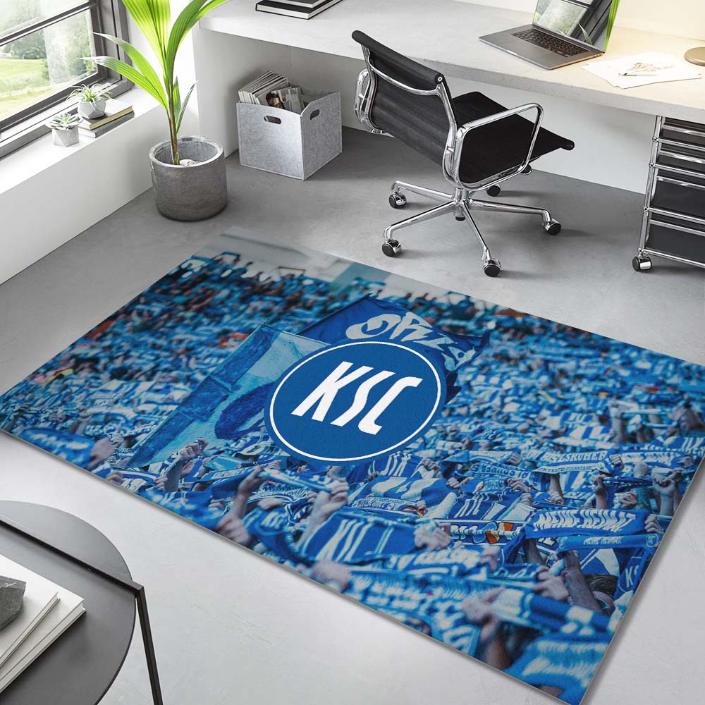 Karlsruher SC KSC Feld blau Teppich – Bild 2