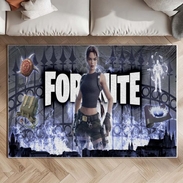 Lara Croft Tomb Raider Skin Fortnite Teppich – Bild 2