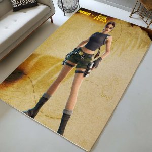 Lara Croft Tomb Raider Skin Fortnite Spiel Teppich