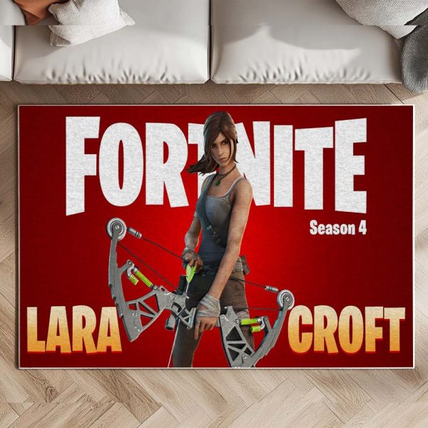 Lara Croft Tomb Raider Skin Fortnite Season 4 Teppich – Bild 2