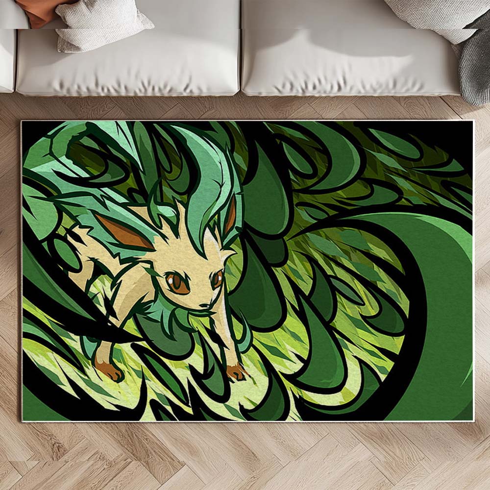 Folipurba Pokémon - Leafeon Pokemon 11 Teppich – Bild 2
