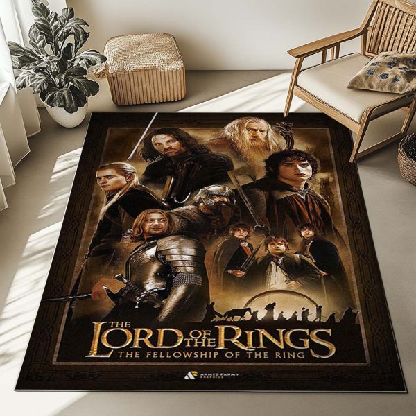 Der Herr der Ringe Charaktere 3 Teppich – Bild 2