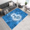 MSV Duisburg blauer Hintergrund Teppich