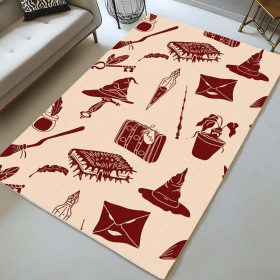 Magische Dinge Harry Potter Symbole Sprechender Hut Hogwarts Brief Teppich