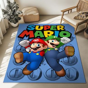 Mario und Luigi – Super Mario 2 Teppich