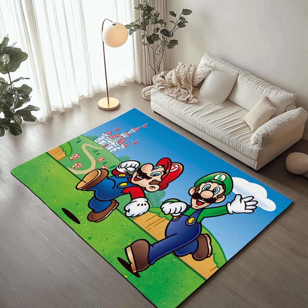 Mario und Luigi – Super Mario 4 Teppich