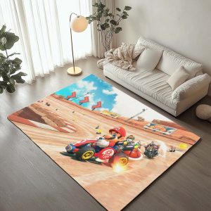 Mario in Mario Kart – Welt 3 Teppich
