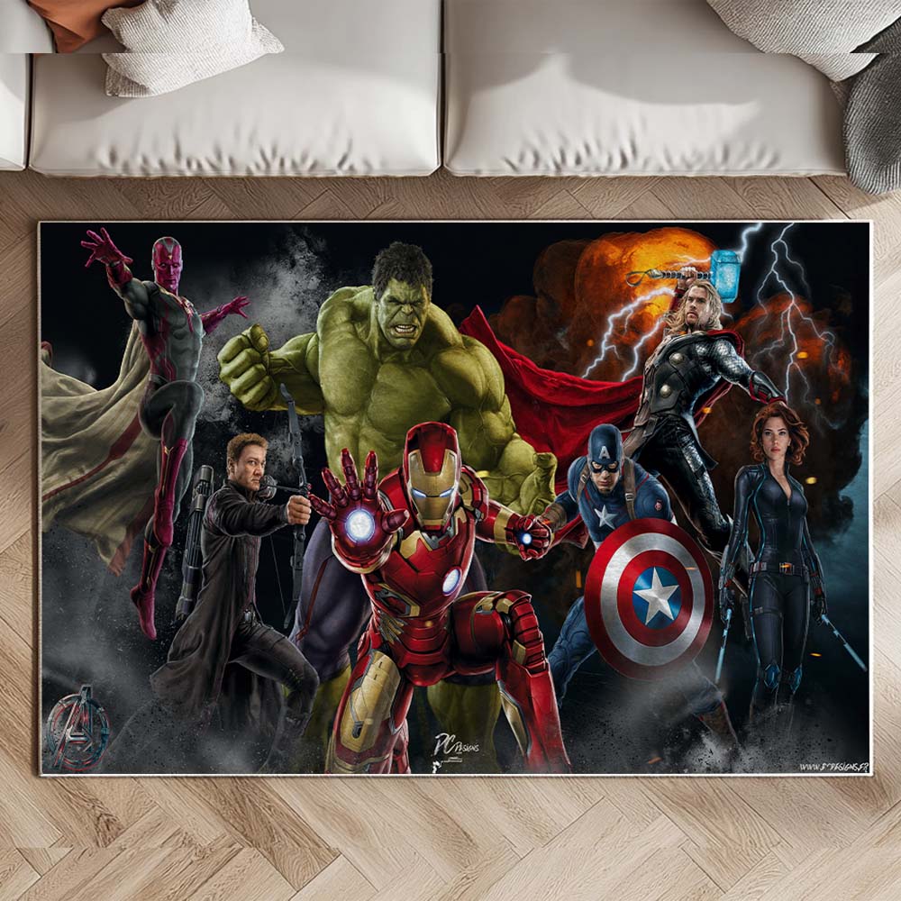 Marvel Avengers 1032 Teppich – Bild 2