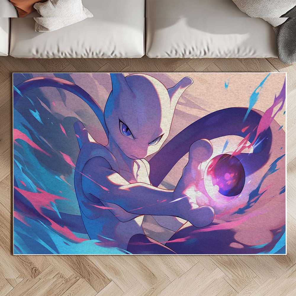 Mewtu Pokémon - Mewtwo Pokemon 2 Teppich – Bild 2