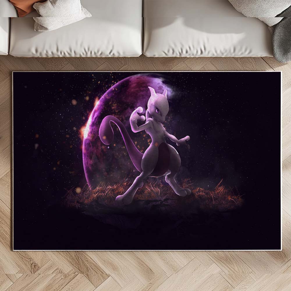 Mewtu Pokémon - Mewtwo Pokemon 6 Teppich – Bild 2