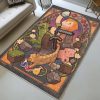 Minecraft Alex und die Charaktere im Spiel als Schwein Katze Teppich