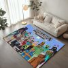 Minecraft Alle Charaktere Freunde im Spiel 2 Teppich