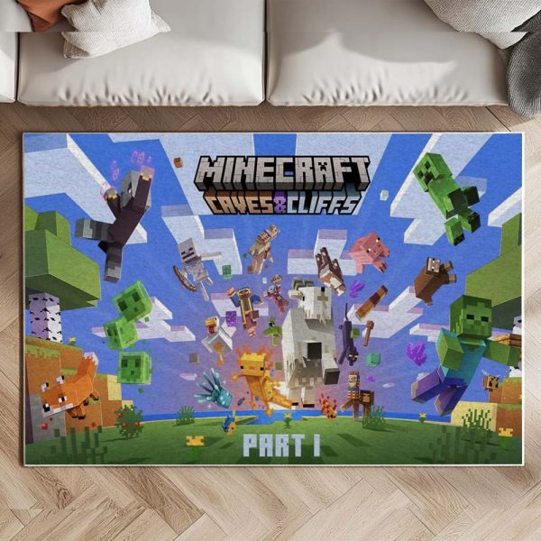 Minecraft Höhlen und Klippen Teil 1 Teppich – Bild 2