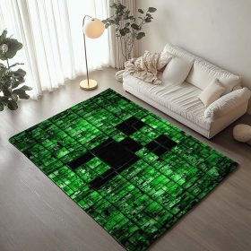 Minecraft Creeper Gesicht 2 Teppich