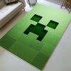 Minecraft Creeper Grünes Gesicht Teppich