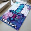 Minecraft Diamantschwert Kunst Teppich