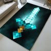 Minecraft Steve Schwert Diamantschwert Teppich