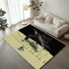 Minecraft Steve und Enderdrachen im Ende Teppich