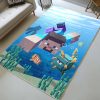 Minecraft Steve unter Wasser Teppich
