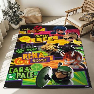 Miraculous Ladybug – Alle Charaktere 02 Teppich