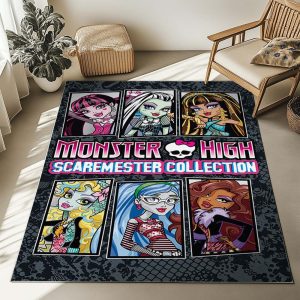 Monster High – Alle Charaktere – Scaremester Kollektion 02 Teppich