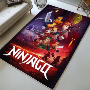 Ninjago Alle Charaktere 1002 Teppich