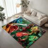Ninjago Alle Charaktere Kampf 1007 Teppich