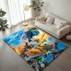 Ninjago Alle Charaktere Kampf 1010 Teppich