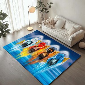 Ninjago Alle Charaktere Kampf 1011 Teppich