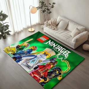 Ninjago Alle Charaktere Kampf 1013 Teppich
