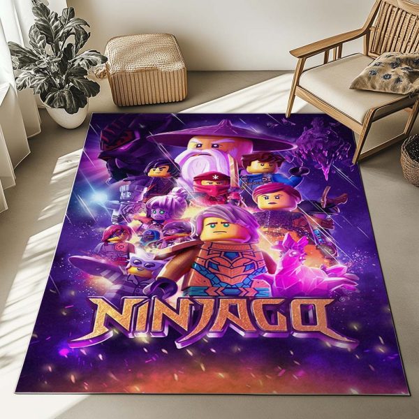 Ninjago Alle Charaktere Kampf 1017 Teppich – Bild 2