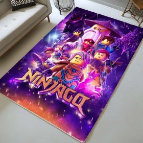 Ninjago Alle Charaktere Kampf 1017 Teppich