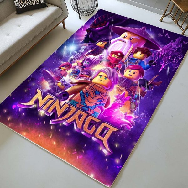 Ninjago Alle Charaktere Kampf 1017 Teppich