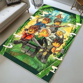 Ninjago Alle Charaktere Kampf 1019 Teppich