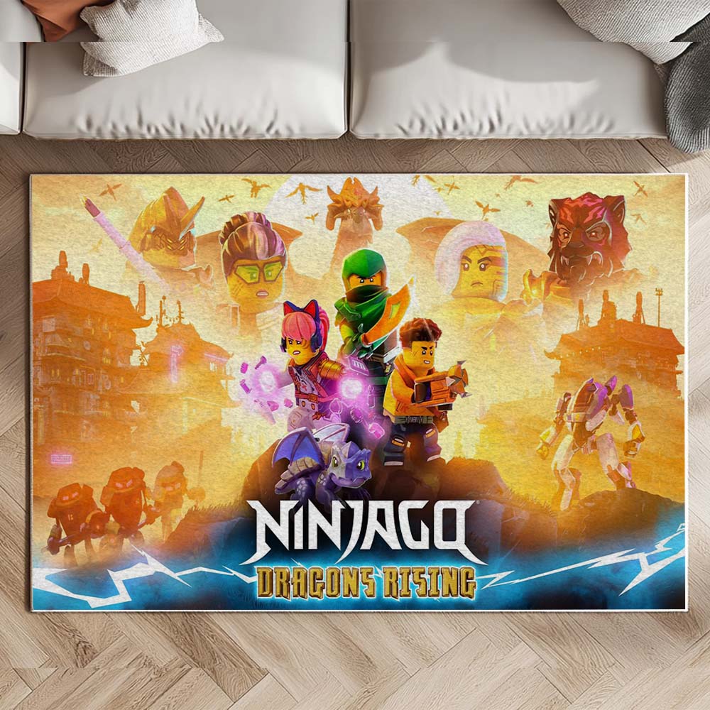 Ninjago Drachen Erwachen Alle Charaktere 102 Teppich – Bild 2
