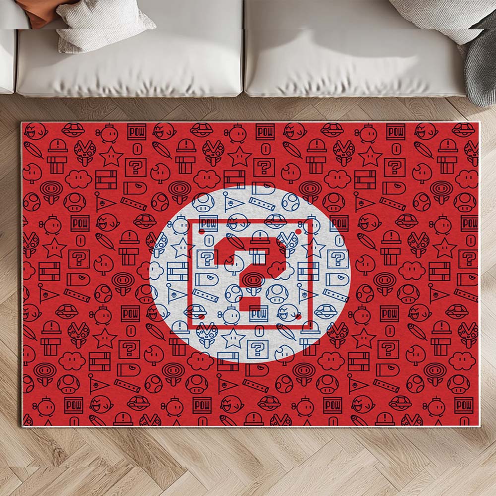 Nintendo – Super Mario Spiel Teppich – Bild 2