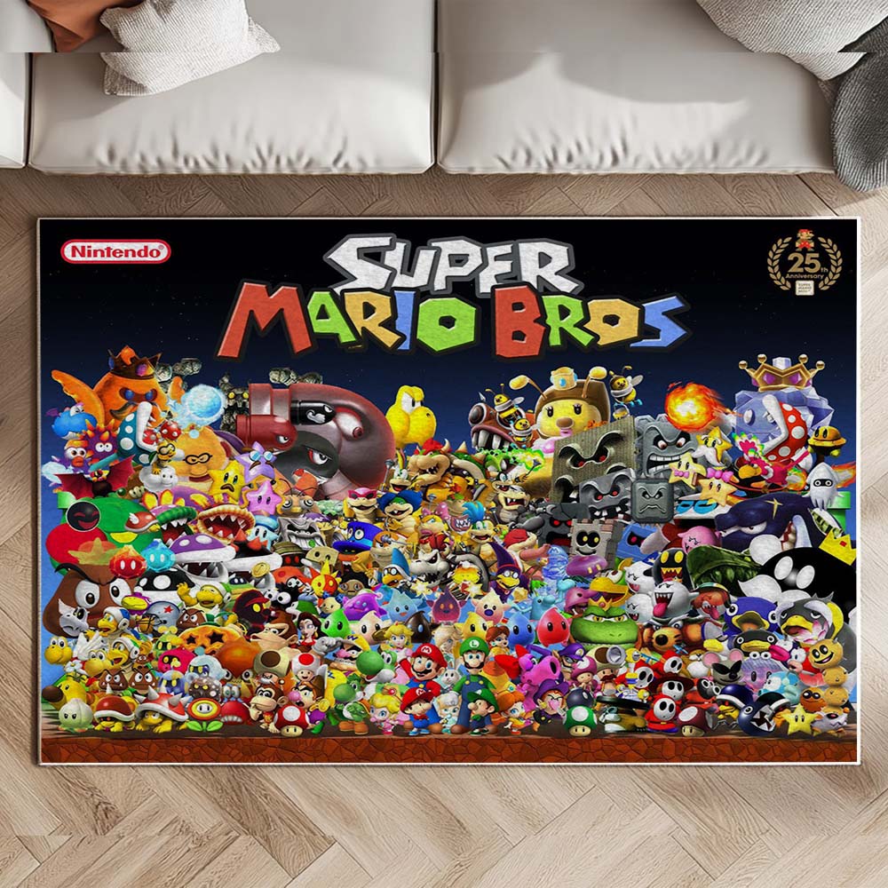 Nintendo – Super Mario Bros Jubiläum Teppich – Bild 2