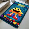 Pac-Man und Power-Pellets Frucht Geister Teppich