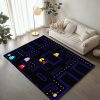 Pac-Man Dungeon Spiel mit Geist und Frucht Teppich