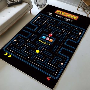 Pac-Man Spiel Highscore Bildschirm Bereit Teppich