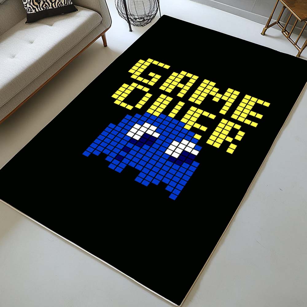Pac-Man Spiel Vorbei Teppich