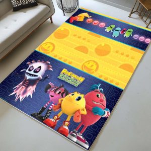 Pac-Man Geister Frucht Power-Pellets Teppich
