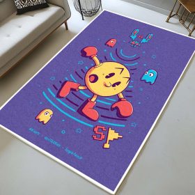 Pac-Man und Geister 3 Teppich