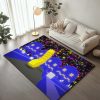 Pac-Man und Geister im Minecraft-Stil Teppich