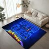 Pac-Man und Geister im Pac-Man-Labyrinth 03 Teppich