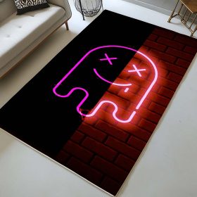 Pac-Man mit Neonlicht Teppich