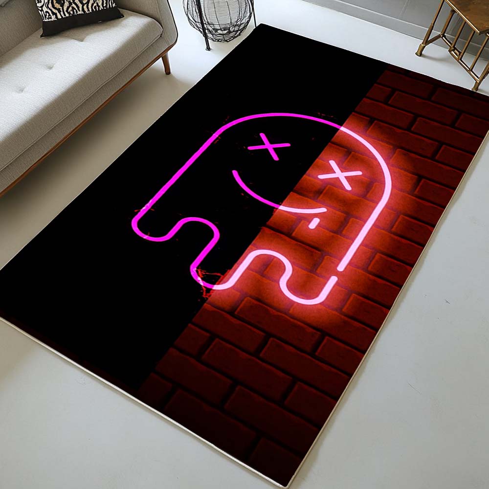 Pac-Man mit Neonlicht Teppich