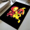 Pikachu und Deadpool Teppich